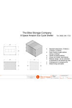 8 Space Amazon Eco Cycle Shelter DWG