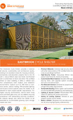 Eastbrook Cycle Shelter Specification Sheet