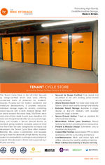 Tenant Cycle Store Specification Sheet