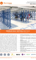 Premium Solo Vertical Cycle Rack
Specification Sheet