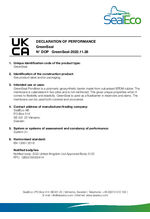 GreenSeal  declaration of performance