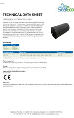  SealEco EPDM Rubber Pond and Lake Liner datasheet
