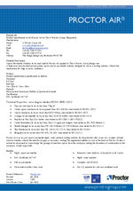 Proctor Air performance specification
