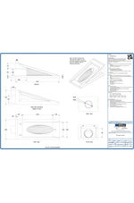 500 Mitred Headwall - Technical drawing
