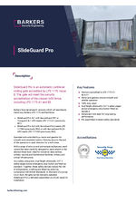 SlideGuard Pro data sheet