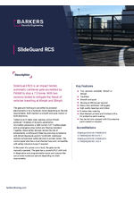 SlideGuard RCS cantilever gate data sheet