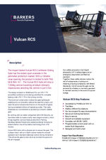 Vulcan RCS data sheet