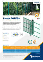 Protek 868 Elite SR1/A1 Datasheet