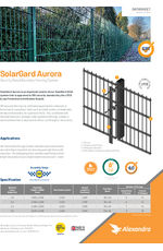 SolarGard Aurora SR1/A1 Datasheet