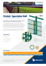 Protek Spectator Rail Datasheet