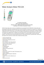 PCE-228 product Information