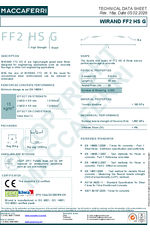 Wirand FIbre FF2 HS G Technical Data Sheet