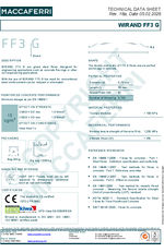 Wirand Fibre FF3 G Technical Data Sheet