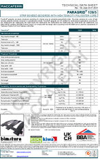 ParaGrid® 120.5 Technical Data Sheet