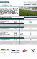 RenoMesh Green Technical Data Sheet