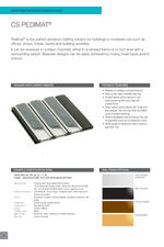 CS Pedimat data sheet