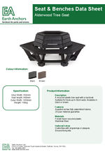 Alderwood Tree Seat - Data Sheet