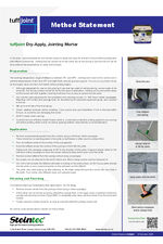 tuffjoint method statement