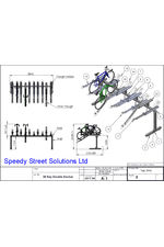 Single top tier cycle rack data sheet