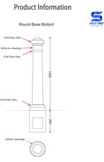 Manchester cast iron bollard data sheet
