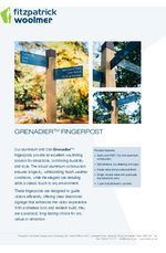 Grenadier fingerpost data sheet
