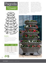 Pagoda Tower Planter datasheet 