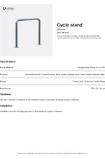 Tubular cycle stand (9031-76-0000)