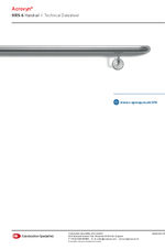 HRS-6 handrails technical data sheet