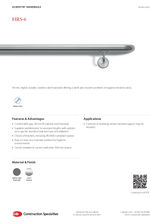 HRS-6 handrails data sheet