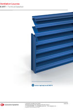 A-6177 ventilation louvres technical data sheet