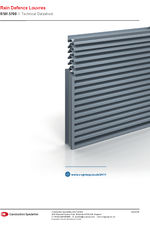 RSH-5700 rain defence louvres technical data sheet V 2 0