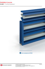 B-6485 ventilation louvres technical data sheet