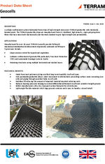 TERRAM geocells data sheet