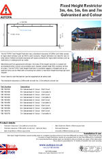 AUTOPA Fixed Height Restrictor