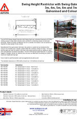 AUTOPA Swing Height Restrictor with Swing Gate