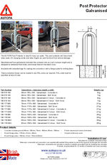 AUTOPA Post Protector - Galvanised