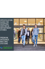 GEGGUS Entrance Matting Specification Guide Shopping Centres & Department Stores