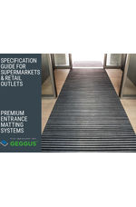 GEGGUS Entrance Matting Specification Guide for Supermarkets & Retail Outlets
