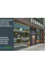 GEGGUS Entrance Matting Specification Guide for Fast Food Restaurants