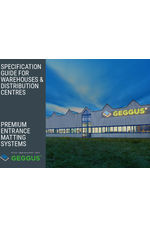 GEGGUS Entrance Matting Specification Guide for Warehouse & Distribution Centres