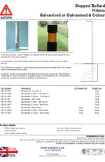 AUTOPA Stepped Bollard 114