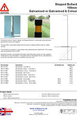 AUTOPA Stepped Bollard 168