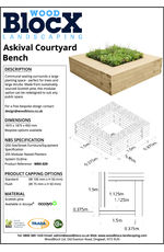 Askival Courtyard Bench