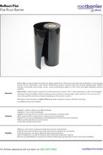 ReRoot Flat Root Barrier RBS Datasheet