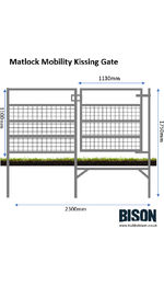 Matlock Mobility Kissing gate, from Built by Bison Ltd