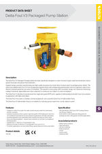 Delta Foul V3 Packaged Pumping Station datasheet 