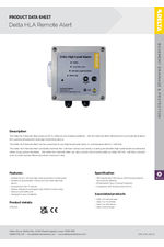 Delta HLA Remote Alert datasheet