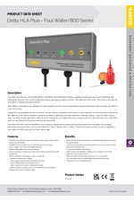 DMS 532 Delta HLA Plus Foul Water 800 Series datasheet 