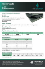Acousticork U22 underscreed