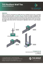 TVS resilient wall ties
